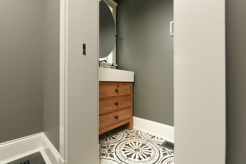Not every space has to be huge. Tiny half bathrooms are a great addition to your home