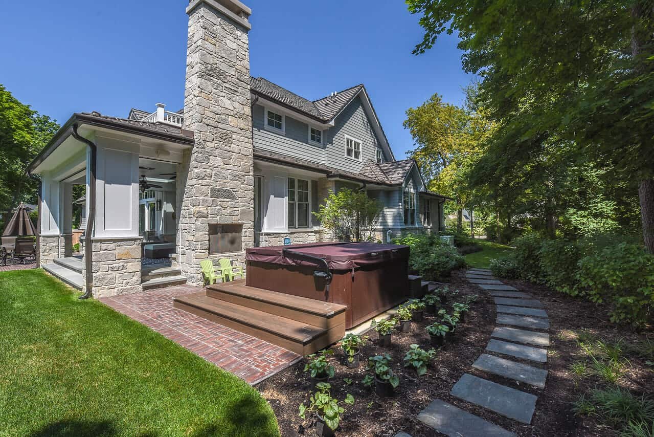 We also converted the exterior areas of this home to luxurious spaces!