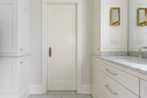 Custom New Construction Home - Integrity Construction Consulting, Inc. - Bathroom Countertop & Interior Door
